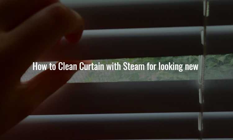 How to Clean Curtain with Steam for looking new | Techniques for Curtain Cleaning
